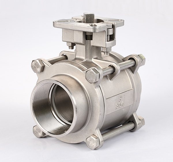 三片式內(nèi)螺紋高平臺球閥木門